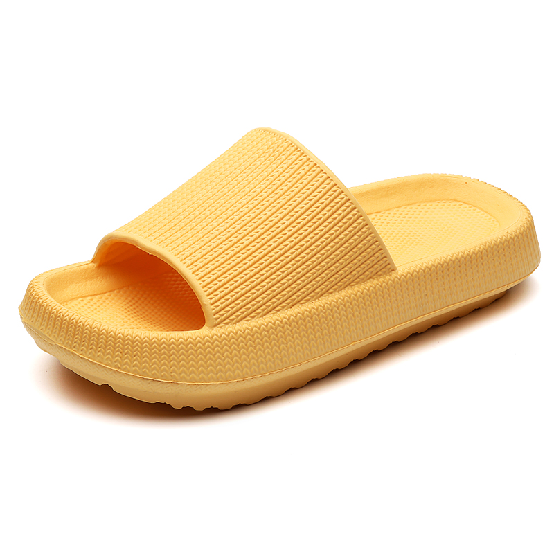 OAKAA unisex comfort slides in yellow