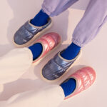 Unisex puffer winter slippers suitable for men and women