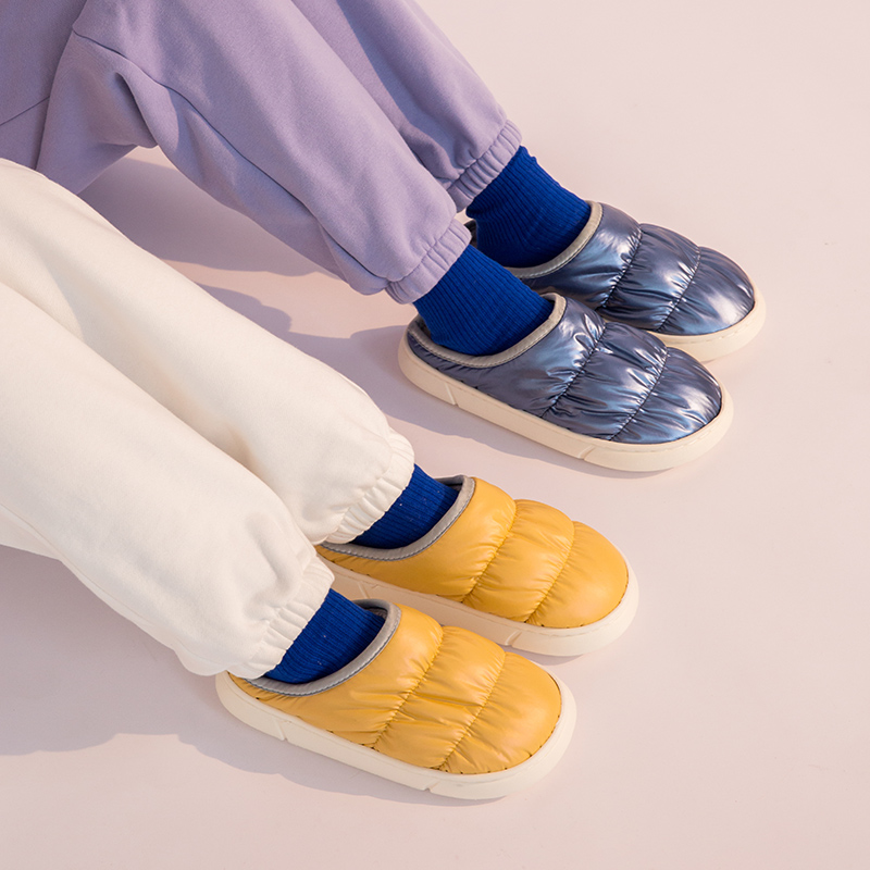 Unisex winter slippers designed for daily indoor walking